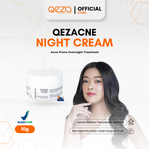 Qezacne Night Cream - Acne Prone Overnight Treatment